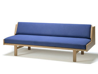Sofá-cama - GE 258 - Getama Danmark - contemporâneo / azul / em faia