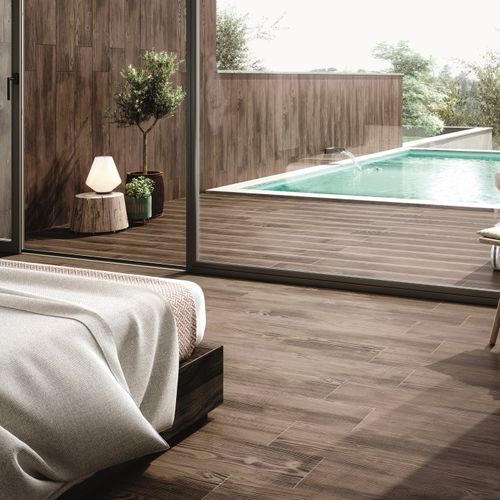 Placas de revestimento em grés porcelanato - PITCH PINE - Recer - brilhante / com acabamento natural / para ambiente interno