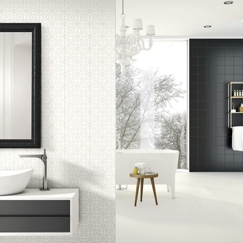 Pastilhas em porcelana - TRIPLEX - Recer - brilhante / para ambiente interno / para sala
