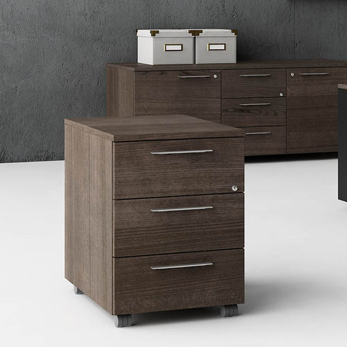 Módulo de gavetas para escritório metálico - PEDESTALS - Frezza - em aço / em laminado melamínico / em material plástico