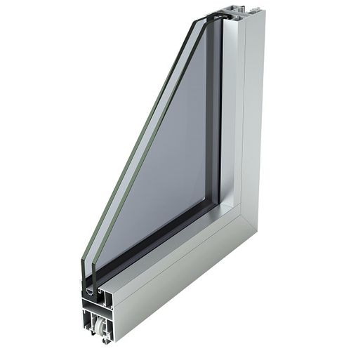 Porta-balcão em alumínio - FS.30 - Panda Windows & Doors  - com vidro duplo / com ruptura térmica