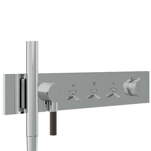 Misturador monocomando para box de banheiro - RWIT 2B98 IS 01 - Rubinetterie Treemme - de parede / em metal cromado / para banheiro