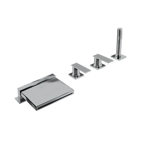 Misturador monocomando para banheira - IT 2A68 CC RM ZZ - Rubinetterie Treemme - de bancada / em metal cromado / para banheiro