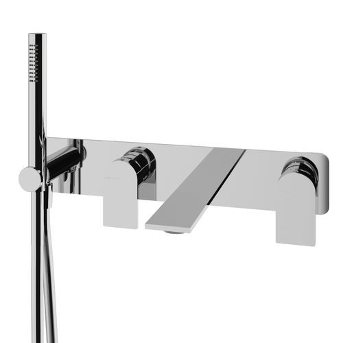 Misturador monocomando para box de banheiro - RWIT 22D7 CC 01 - Rubinetterie Treemme - de parede / em metal cromado / para banheiro