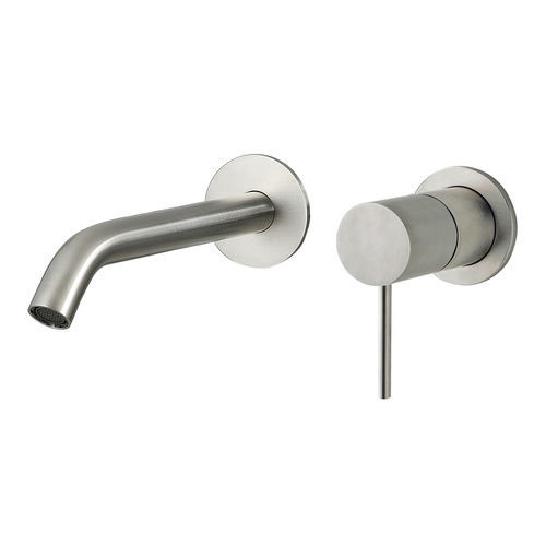 Misturador monocomando para lavatório - RWIT 13C6 IS 02 - Rubinetterie Treemme - de parede / em metal cromado / para banheiro
