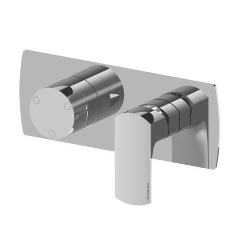 Misturador monocomando para lavatório - RWIT4CE3CC01 - Rubinetterie Treemme - de parede / em latão / para banheiro