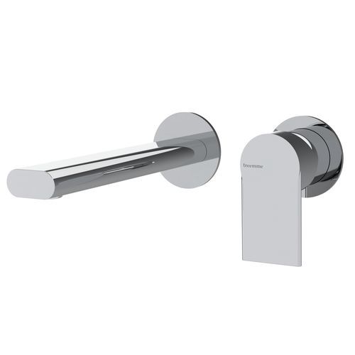 Misturador monocomando para lavatório - RWIT9C75CC02 - Rubinetterie Treemme - de embutir / em metal cromado / para banheiro