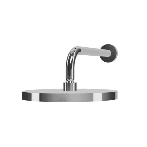 Cabeça de chuveiro de parede - RWIT4907CC05 - Rubinetterie Treemme - redonda / tipo chuva