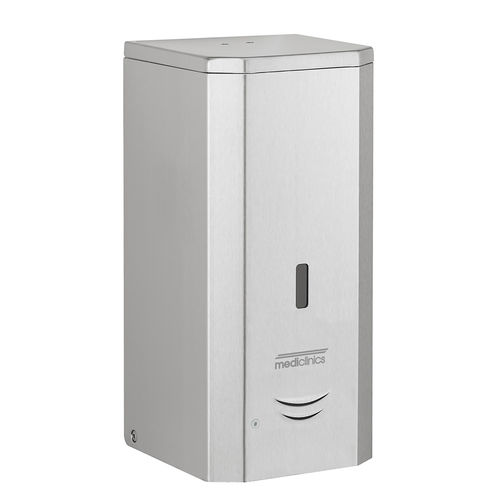 Dispensador de sabonete eletrônico - DJF0038ACS - Mediclinics, s.a. - da linha comercial / de parede / em aço inoxidável