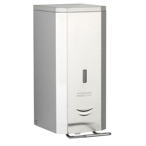 Dispensador de sabonete manual - DJP0034CS - Mediclinics, s.a. - da linha comercial / de parede / em aço inoxidável