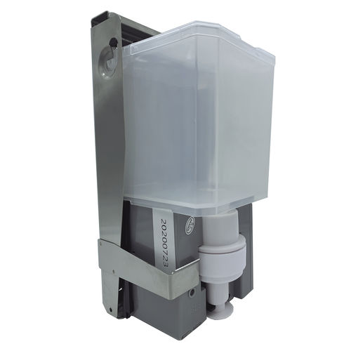 Dispensador de sabonete para montar atrás de espelho - DJM0037A - Mediclinics, s.a. - da linha comercial / em aço inoxidável / eletrônico