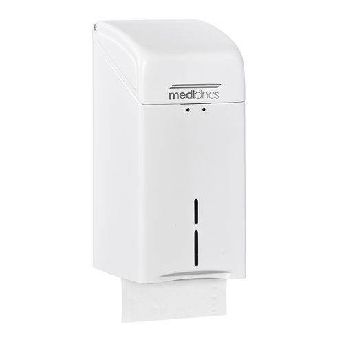 Dispenser de papel toalha de parede - DTH100 - Mediclinics, s.a. - em aço inoxidável / para clínica / para banheiro coletivo
