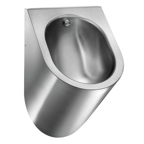 Mictório em aço inoxidável - SNU128CS - Mediclinics, s.a. - de parede / bacteriostático / para banheiro coletivo