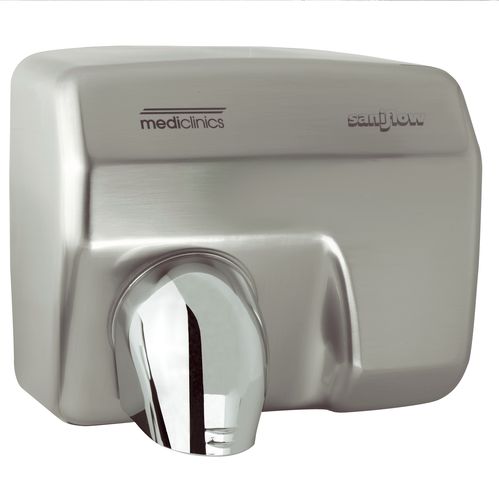 Secador de mãos automático - E88ACS - Mediclinics, s.a. - de parede / de embutir / em aço