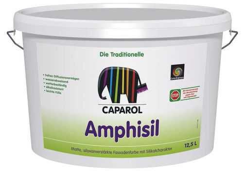 Tinta decorativa - AMPHISIL - Caparol - para ambiente externo / para fachada / siloxano