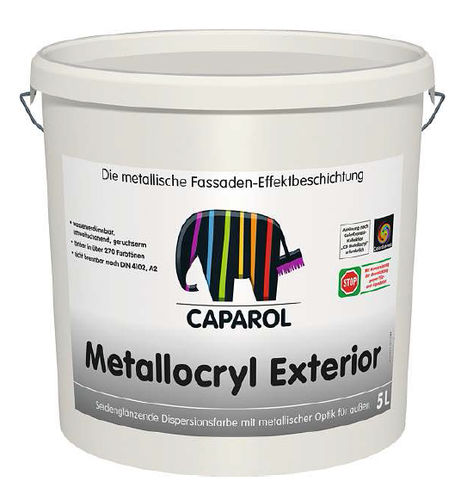 Tinta decorativa - CAPADECOR METALLOCRYL - Caparol - isolante / para ambiente externo / para parede