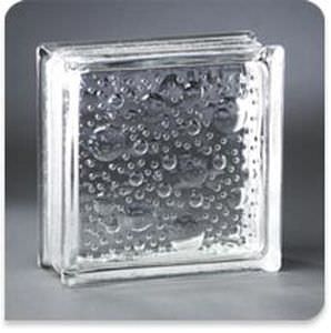 Tijolo de vidro quadrado - SEASCAPES® - Pittsburgh Corning - estruturado / com padrão tridimensional