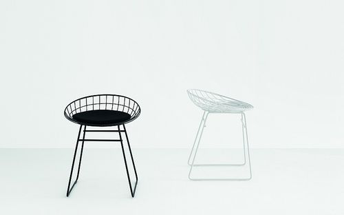 Banqueta contemporânea - KM - pastoe - em aço