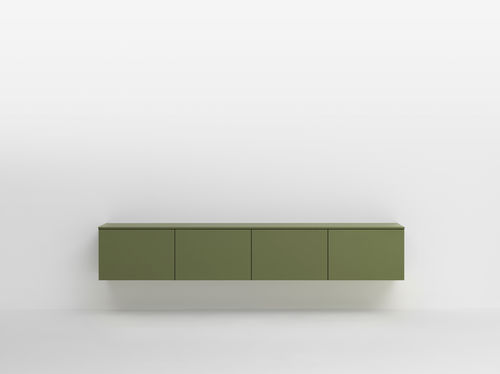 Buffet aparador suspenso - PURE  - pastoe - contemporâneo / em MDF laqueado