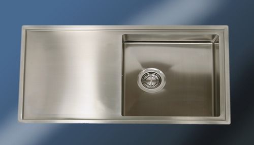 Pia com 1 cuba - C1BIN02 - ABK InnoVent - com escorredor / em aço inoxidável / de sobrepor