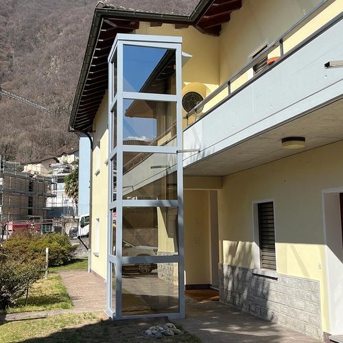 Elevador elétrico - DomoFlex Outdoor - LiftingItalia - AreaLift - residencial / para o setor terciário / panorâmico