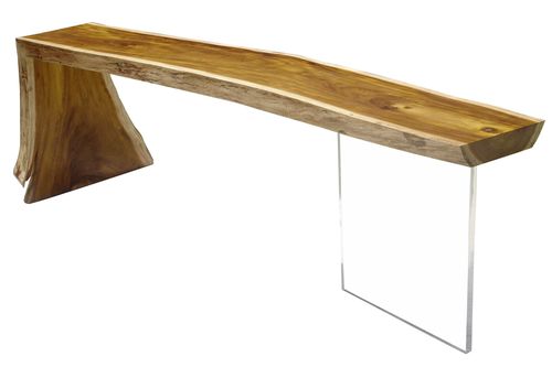Aparador contemporâneo - RAW EDGE LUCITE - Rotsen Furniture - em madeira / retangular / em material revalorizado