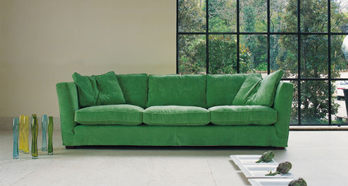 Sofá contemporâneo - HYDE PARK - Machalke - em tecido / verde / de 3 lugares