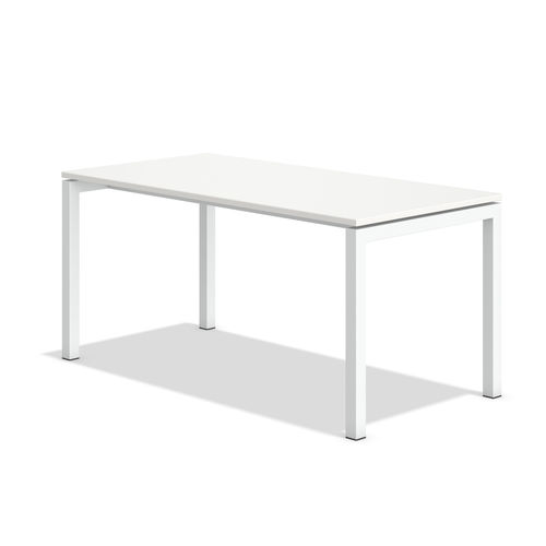 Mesa de reunião contemporânea - BOXTER - Casala - em madeira / com base em melamina / retangular