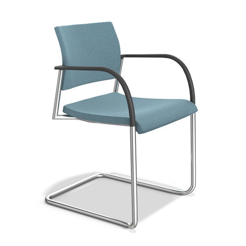 Cadeira para interlocutor contemporânea - COOPER II - Casala - para ambiente interno / em polipropileno / em tecido