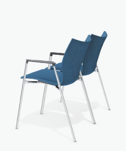 Cadeira para interlocutor contemporânea - LYNX III - Casala - para ambiente interno / em tecido / em material plástico