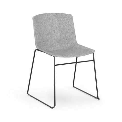 Cadeira contemporânea - OMEGA I - Casala - para ambiente interno / em PET / com base em aço