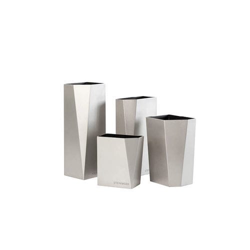 Vaso contemporâneo - FOLD - Steininger Designers - em latão / em cobre / em aço