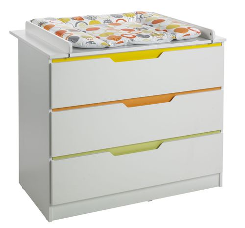 Mesa troca-fraldas em MDF - FRESH - Geuther - de instalação livre / da linha comercial