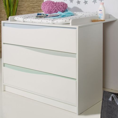Mesa troca-fraldas em MDF - WAVE - Geuther - em aglomerado / de instalação livre / de bebê