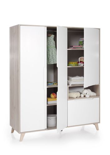 Guarda-roupa contemporâneo - METTE - Geuther - em MDF / com portas de abrir / da linha comercial