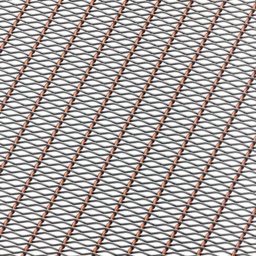 Tela metálica decorativa - IPZ-56 - BANKER WIRE - em latão / em aço / em bronze