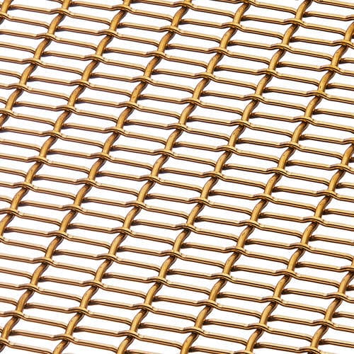 Tela metálica decorativa - LPZ-28 - BANKER WIRE - em latão / em alumínio / em aço