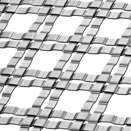 Tela metálica decorativa - M22-38 - BANKER WIRE - em latão / em aço / em bronze