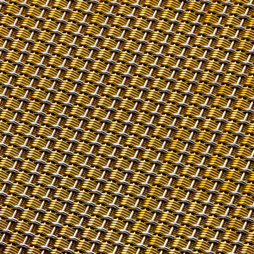 Tela metálica decorativa - DS-24 - BANKER WIRE - em latão / em aço inoxidável / arquitetônica
