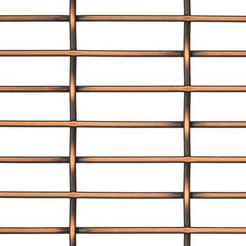 Tela metálica decorativa - FPZ-66 - BANKER WIRE - em latão / em aço / em bronze