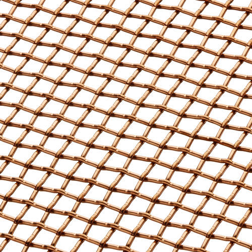 Tela metálica decorativa - L-446 - BANKER WIRE - em latão / em aço / em bronze