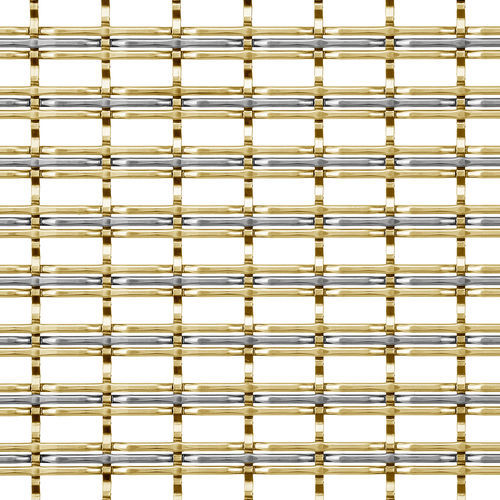 Tela metálica decorativa - M31Z-17 - BANKER WIRE - em latão / em bronze / em aço inoxidável