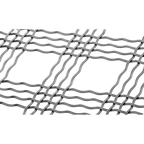 Tela metálica decorativa - M88-2 - BANKER WIRE - em aço / em aço inoxidável / para edifício