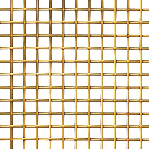 Tela metálica decorativa - P-252 - BANKER WIRE - em latão / em aço / em bronze