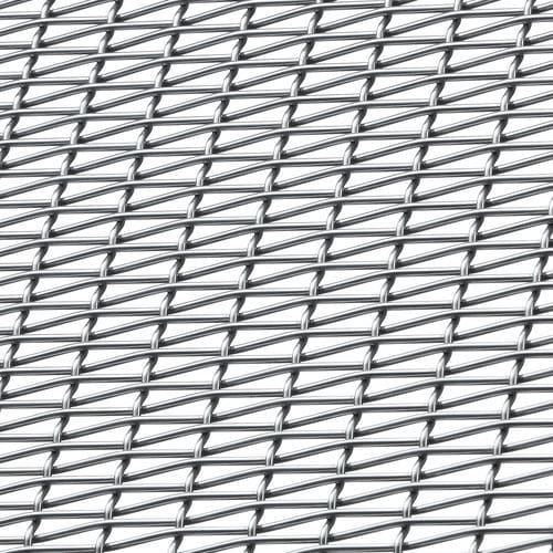Tela metálica decorativa - PZ-11 - BANKER WIRE - em aço inoxidável / para fachada / para revestimento de fachada
