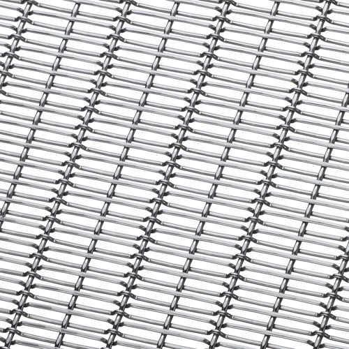 Tela metálica decorativa - 3DZ-152 - BANKER WIRE - em aço inoxidável / para edifício / arquitetônica