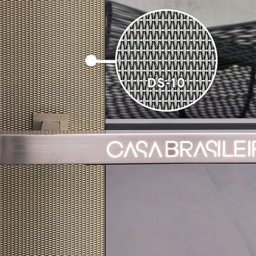 Tela metálica decorativa - DS-10 - BANKER WIRE - em aço inoxidável / para edifício / arquitetônica