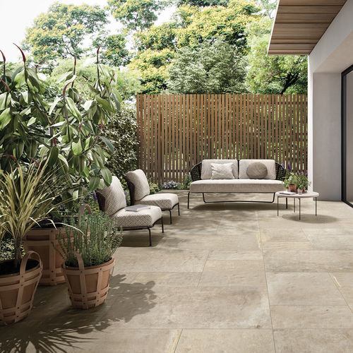 Placas de revestimento em grés porcelanato - STONEMIX - Gruppo Ceramiche Ricchetti - polida / para ambiente interno / para sala