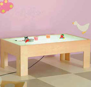 Mesa de jogos de criança contemporânea - MI 571 - CAMILLO SIRIANNI SAS - para creche / para jardim de infância / em compensado