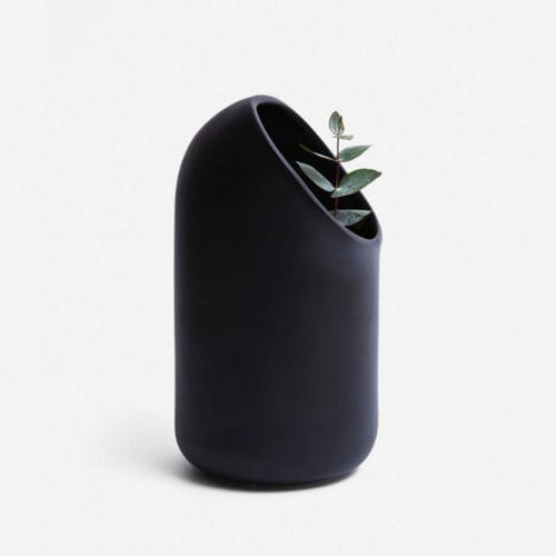 Vaso contemporâneo - Ô - Moustache - em cerâmica / de terracota